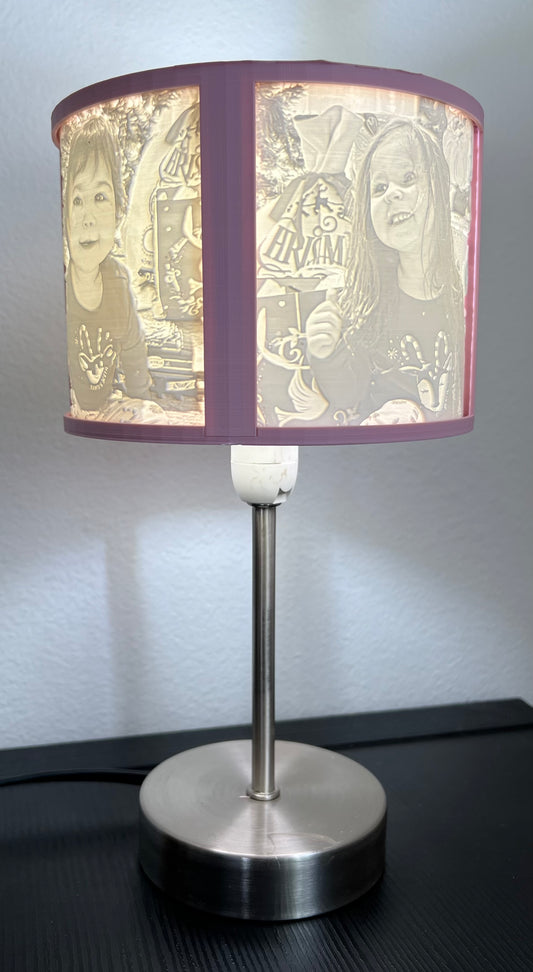 Minimalist Custom Photo Lamp - Personalized 3D Lithophane Lamp