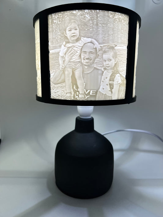 Custom Modern 3D Photo Lamp - Personalized 3D Lithophane Lamp